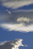 Nacreous clouds, Torres del Paine National Park, Patagonia, Chile