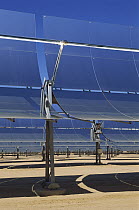 Solar Energy Generating Systems (SEGS), the largest solar power facility in the world, Mojave Desert, California