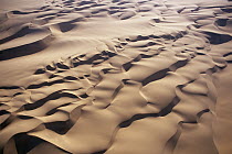 Aerial view of the Namib Desert showing large sand dunes, Namibia