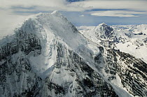Aerial of Mount Paget (2,934 m), South Georgia Island