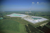 Slime dams at Kriel Power Station, South Africa
