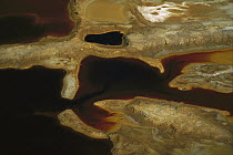 Sediment filled water in gold mine, Johannesburg, South Africa