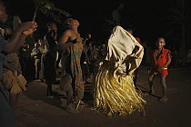 Baka ceremony is performed before a hunting excursion, Cameroon