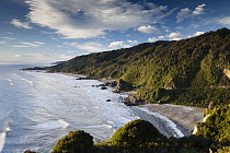 Coastline north of Punakaiki, Paparoa National Park, New Zealand