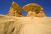 Sandstone hoodoos shaped by erosion, Grand Staircase-Escalante National Monument, Utah