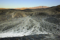 Volcanic gray cinder deposits of Ubehebe Crater, Death Valley National Park, California