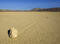 Racetrack Playa with mysterious 'sailing stones', Death Valley National Park, California