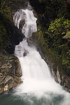 Waterfall, Fiordland National Park, New Zealand