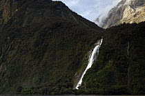Bowen Falls, Milford Sound, Fiordland National Park, New Zealand