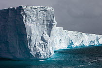 Massive tabular iceberg off the southern tip of South Georgia Island