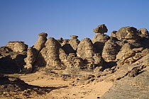 Rock formations, Acacus Mountains, Libya