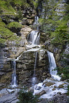Kuhflucht Waterfalls near Farchant, Upper Bavaria, Germany