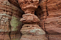 Rock formations caused by erosion, Naturpark Pfaelzerwald, Germany