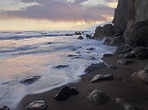 Kirk Creek Beach at sunset, Big Sur, California