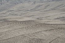 Ploughed lines in high desert, southern Peru