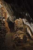 Limestone formations within Lang Cave, Gunung Mulu National Park, Malaysia