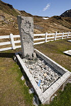 Grave of Ernest Shackleton, South Georgia Island