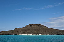 Sombrero Chino Island is less than a quarter of a kilometer in size, Galapagos Islands, Ecuador