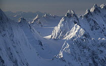 Takhinsha Mountains on eastern boundary of Glacier Bay National Park, Alaska