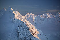 Takhinsha Mountains on eastern boundary of Glacier Bay National Park, Alaska