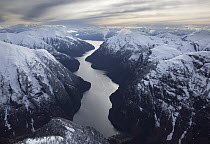 Walker Cove aerial, Misty Fjords National Monument, Alaska