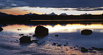 Fairweather Range rising above Bartlett Cove, Glacier Bay National Park, Alaska
