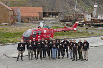 Ingo Arndt and team rat for South Georgia Heritage Trust Rat Eradication Project, Grytviken, South Georgia Island