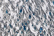 Meltwater lakes on Hubbard Glacier, Wrangell-St. Elias National Park, Alaska