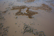 Flooded Simpson Desert after heavy rains, Queensland, Australia