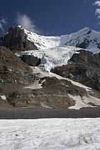 Mount Andromeda and Athabasca Glacier showing cirque, Jasper National Park, Alberta, Canada