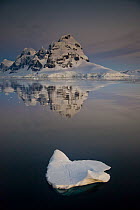 Peak on Wiencke Island, Antarctic Peninsula, Antarctica
