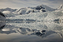 Glacial terminal moraine, Paradise Bay, Antarctic Peninsula, Antarctica