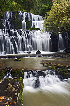 Purakaunui Falls, Catlins, South Island, New Zealand