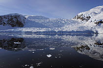 Glacier coastal landscape, Lemaire Channel, Antarctic Peninsula, Antarctica