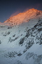 Caroline Face of Mount Cook at dawn from Ball Pass, Mount Cook National Park, Canterbury, New Zealand