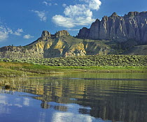 Dillon Mesa and pinnacles, Curecanti National Recreation Area, Colorado