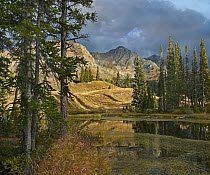 Pond and Ruby Peak, Raggeds Wilderness, Colorado