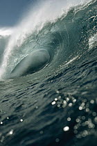 Close up of breaking wave