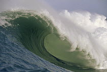Breaking waves off coast of California