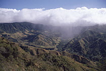 Deforested hills, Monteverde Cloud Forest Reserve, Costa Rica