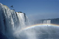 Iguacu falls as seen from the Brazilian side, Brazil and Argentina border