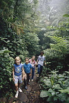 Children in the Monteverde Cloud Forest Reserve, Costa Rica