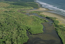 Estero Real and Playa Naranjo, known as a Sea Turtle nesting beach, Santa Rosa National Park, Costa Rica