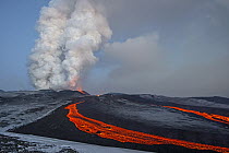Tolbachik Volcano erupting, Kamchatka, Russia