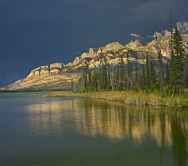 Miette Range and Talbot Lake, Jasper National Park, Alberta, Canada