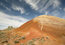 Bentonite clay deposits, Painted Hills, John Day National Monument, Oregon