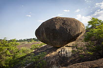Granite boulder, Matopos Hills, Matobo National Park, Zimbabwe