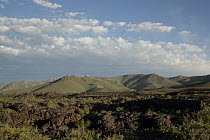 Ancient volcanic flows, Craters of the Moon National Monument, Idaho