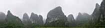 Limestone karst mountains, Guangxi, China