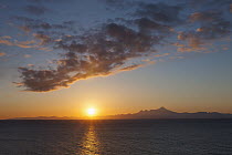 Mount Iliamna at sunrise, Lake Clark National Park, Alaska